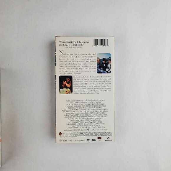 North and South Book II - VHS Tape 1995 - Patrick Swayze Episode 1-6 - Picture 11 of 16